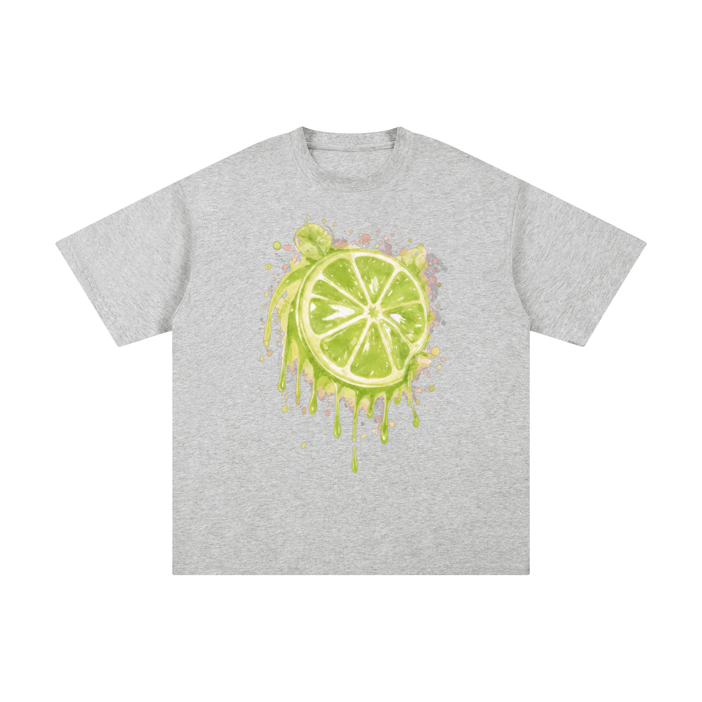Lime With Us — Lime Slice Drip Tee