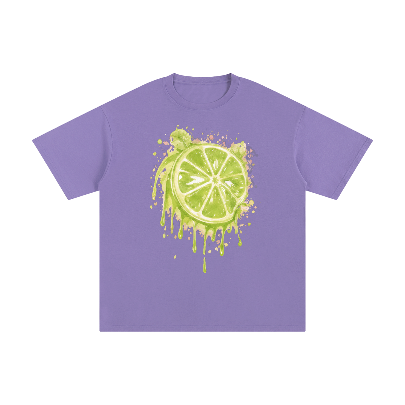 Lime With Us — Lime Slice Drip Tee
