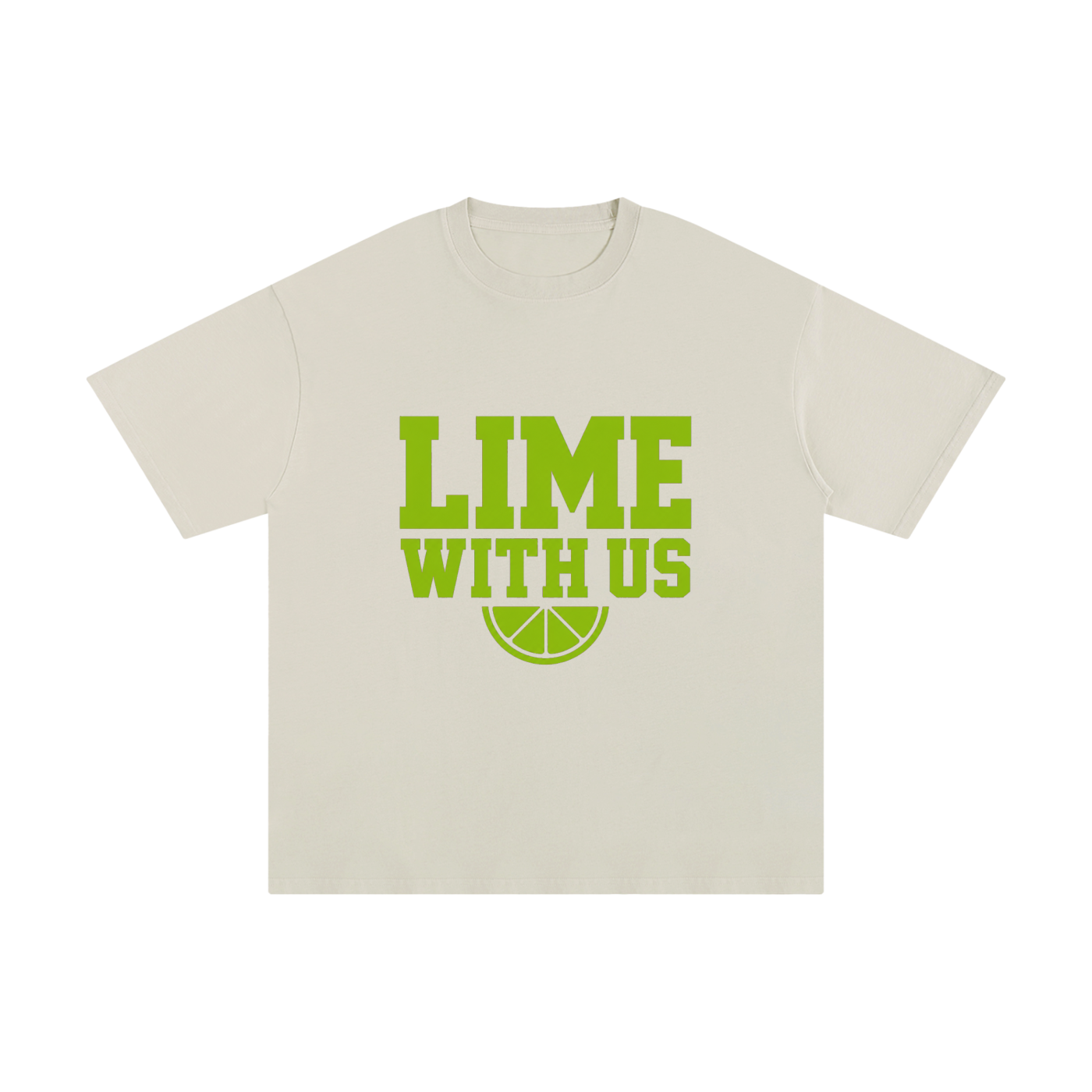 Lime With Us — Collegiate Tee