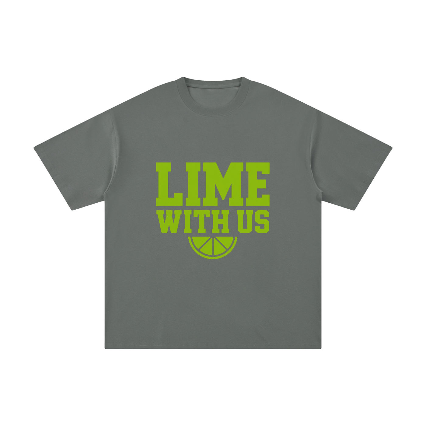 Lime With Us — Collegiate Tee
