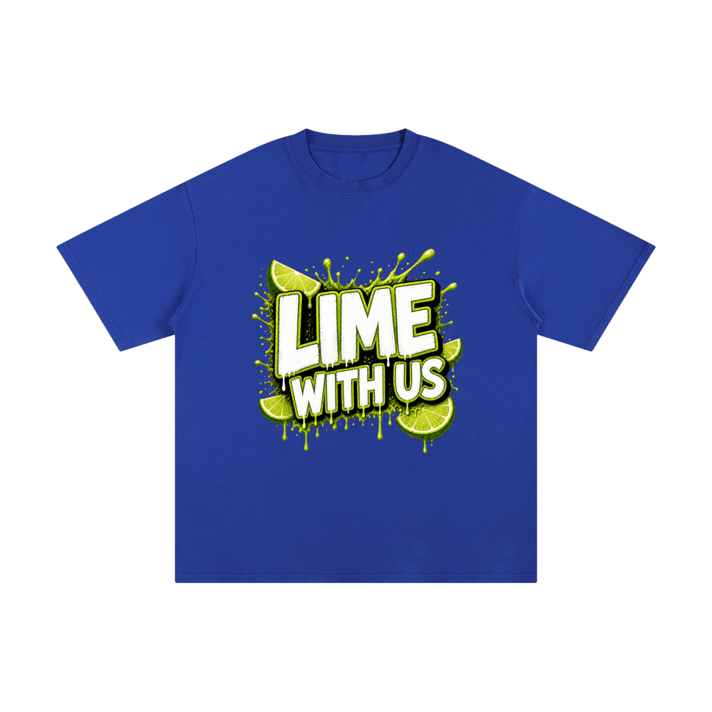 Lime With Us — Splash Block Tee
