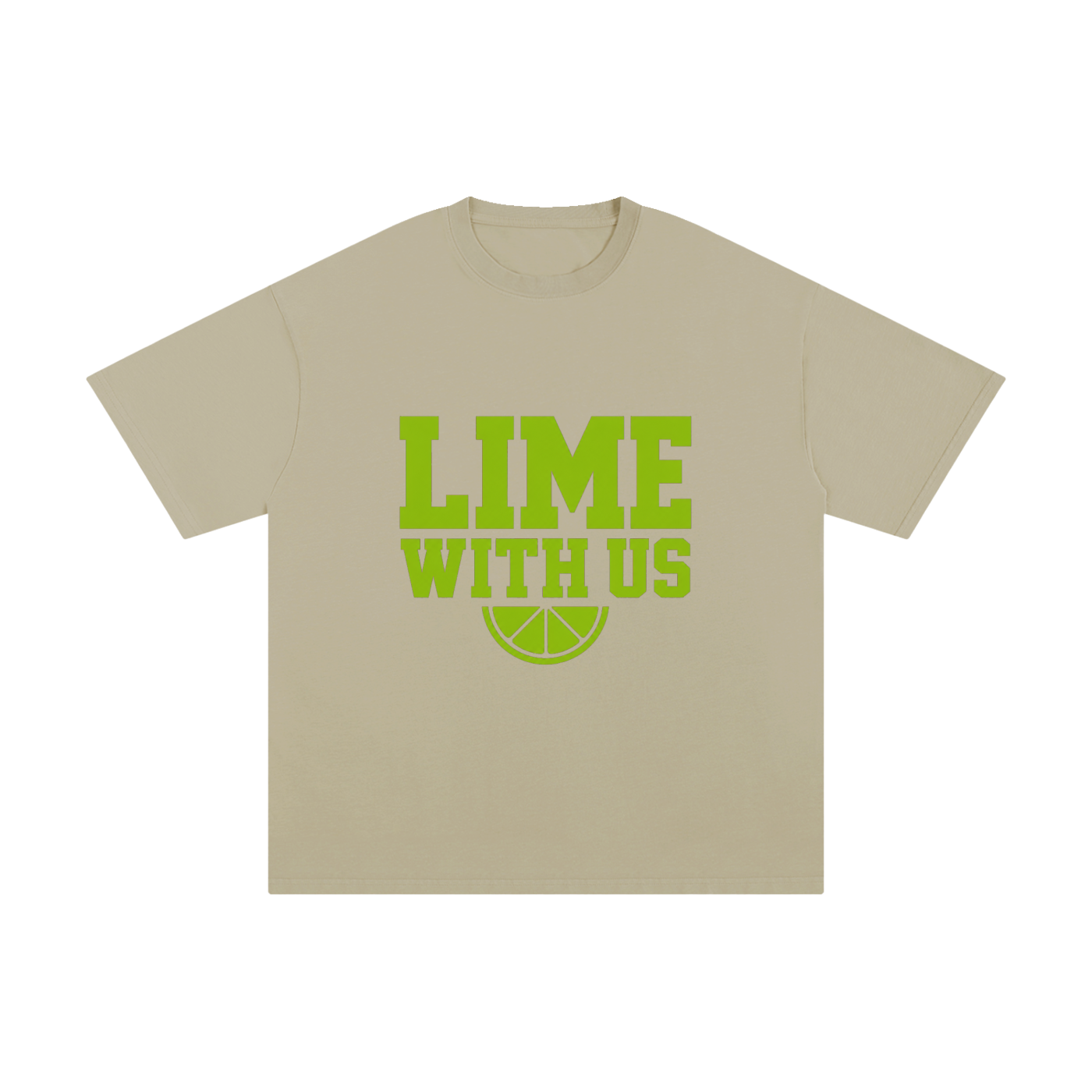 Lime With Us — Collegiate Tee
