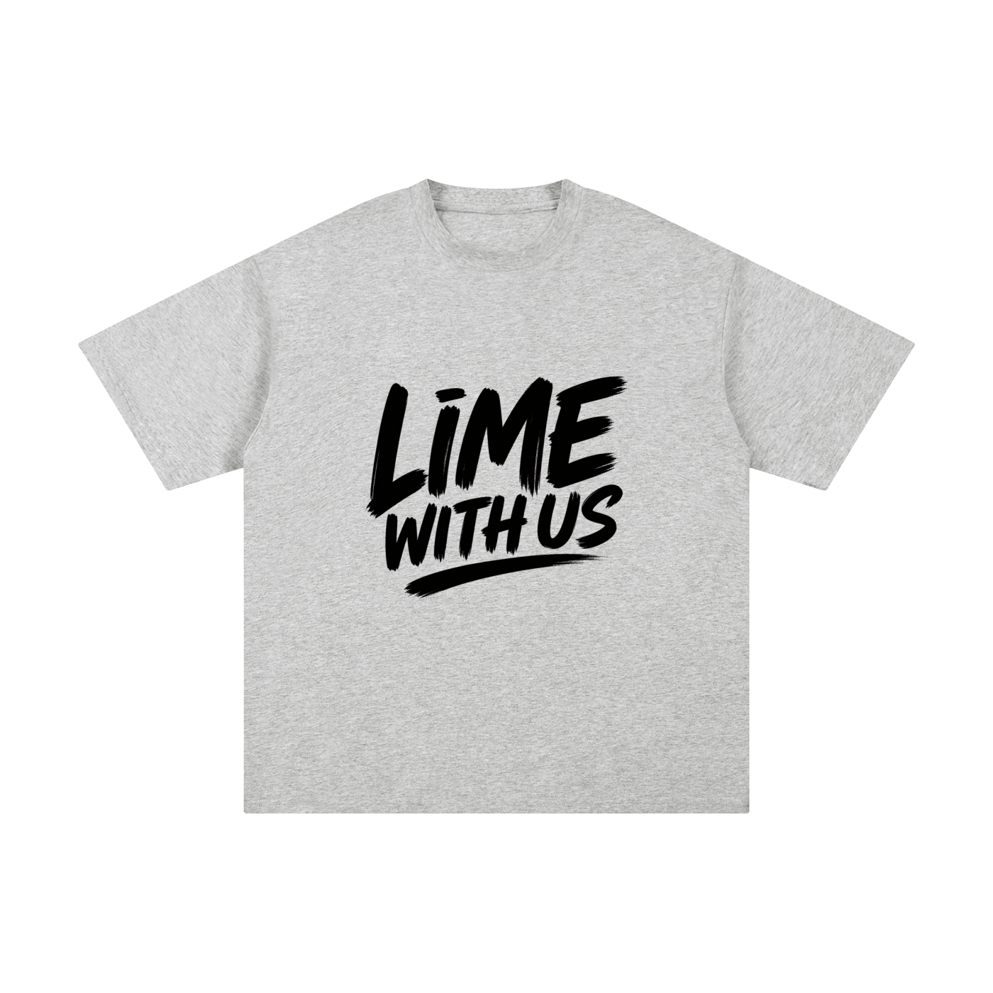 Lime With Us — Core Script Tee