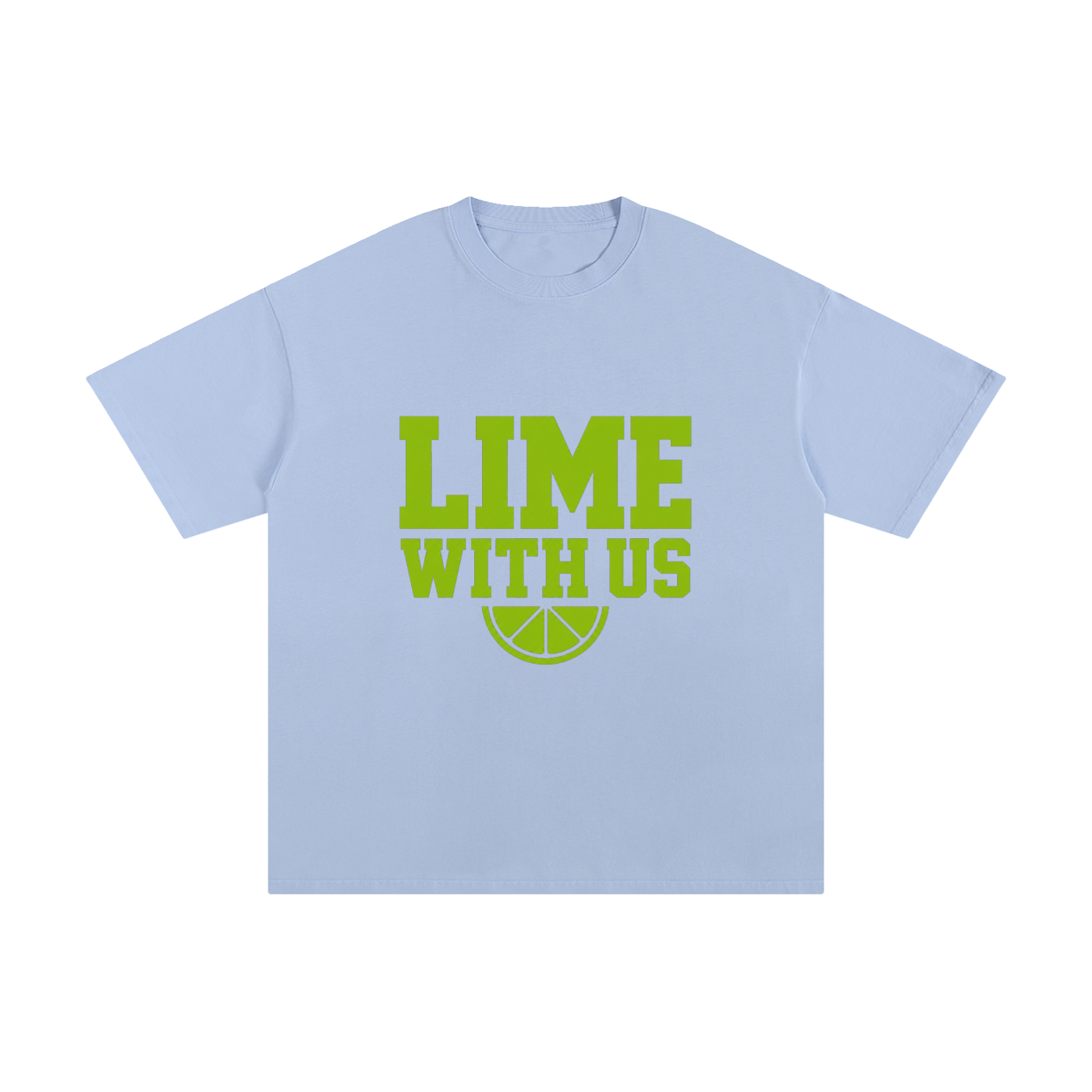 Lime With Us — Collegiate Tee