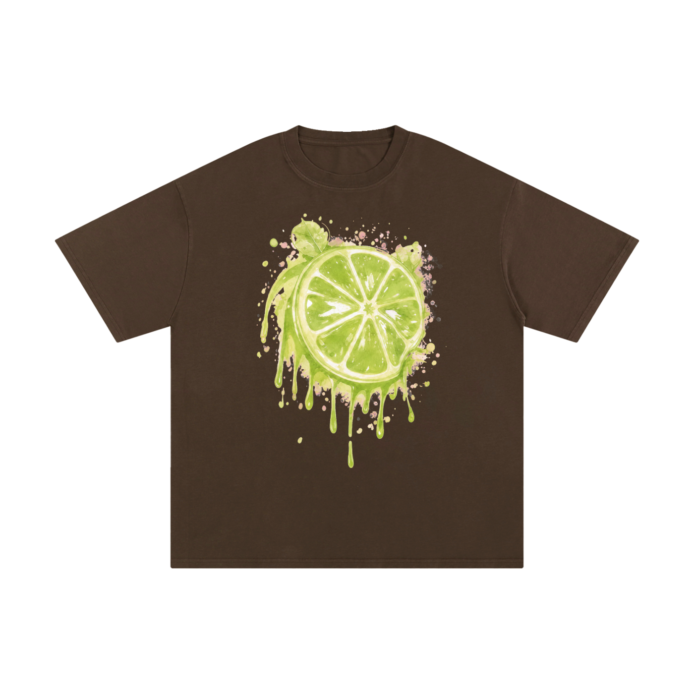 Lime With Us — Lime Slice Drip Tee