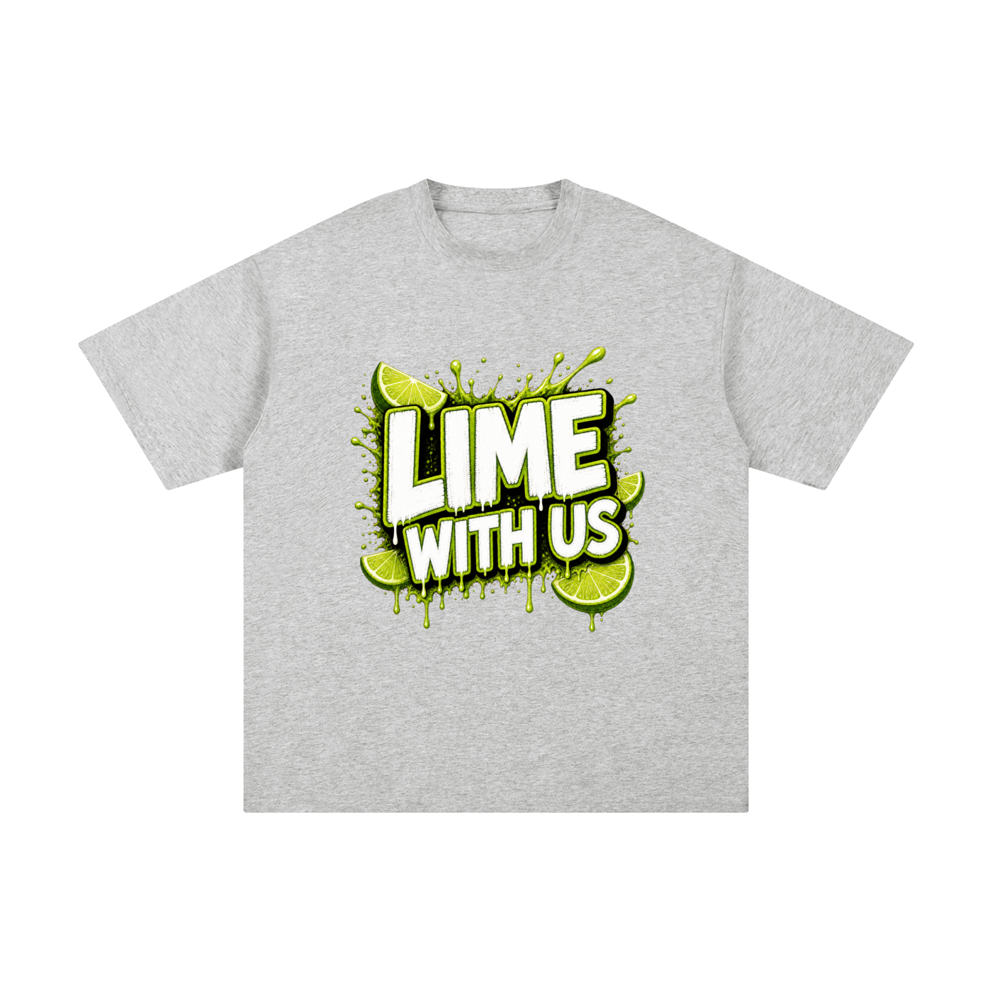 Lime With Us — Splash Block Tee