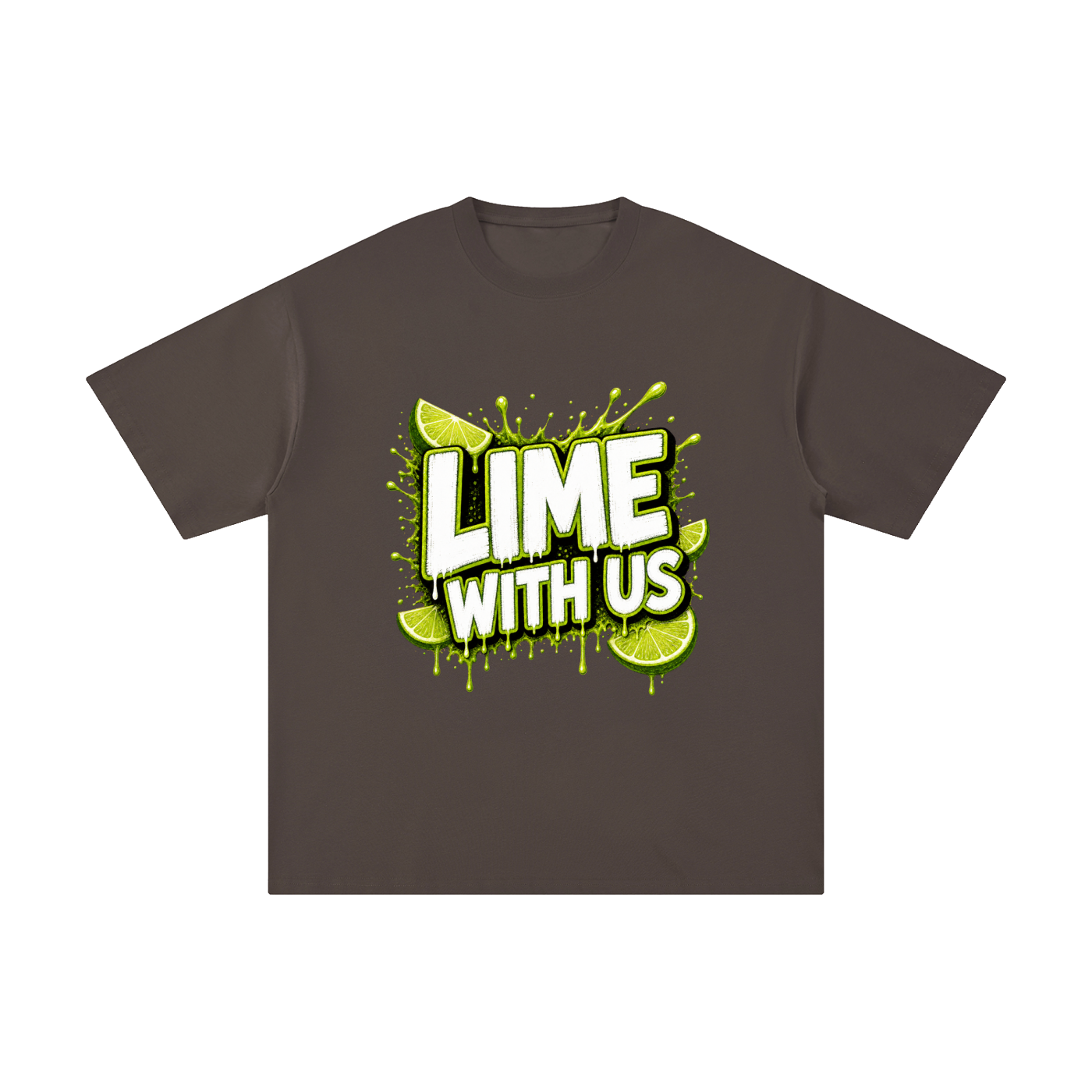 Lime With Us — Splash Block Tee