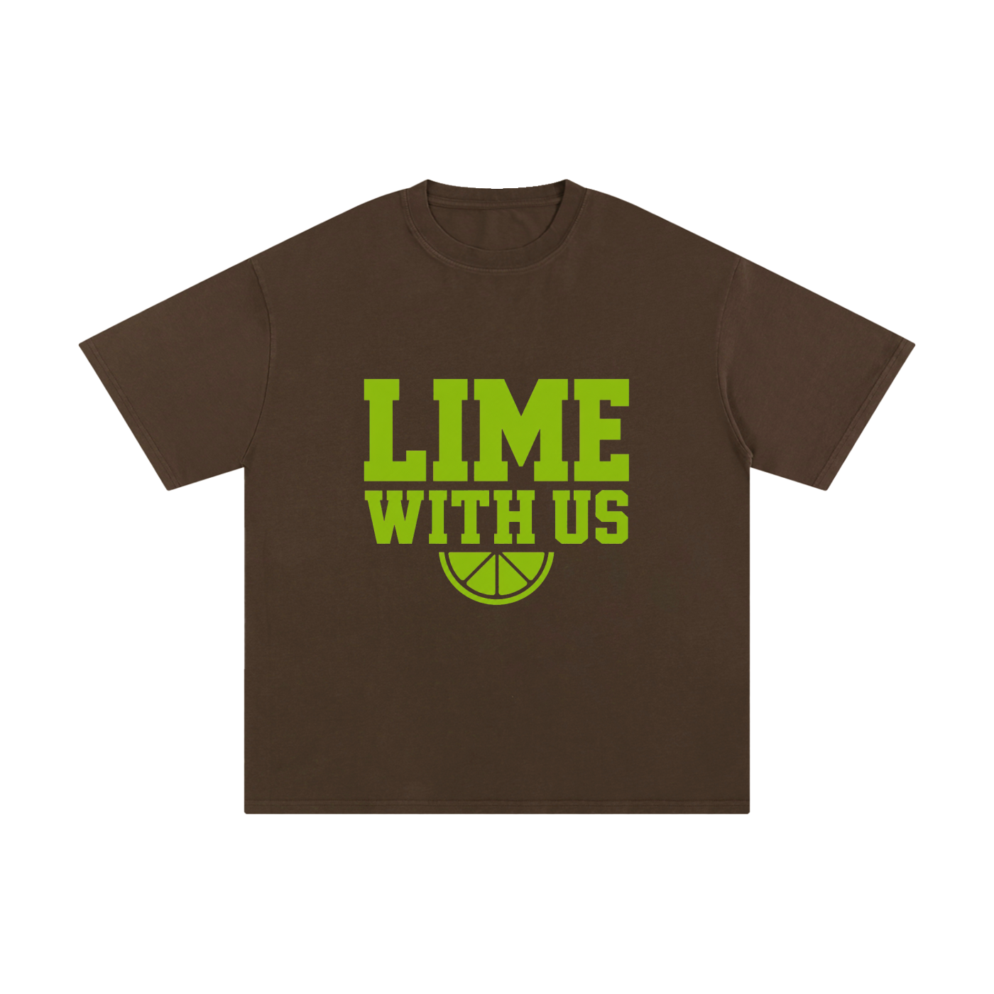 Lime With Us — Collegiate Tee