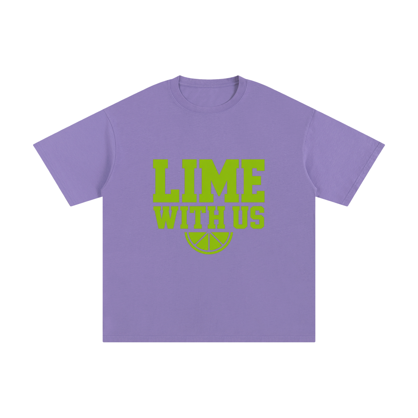 Lime With Us — Collegiate Tee