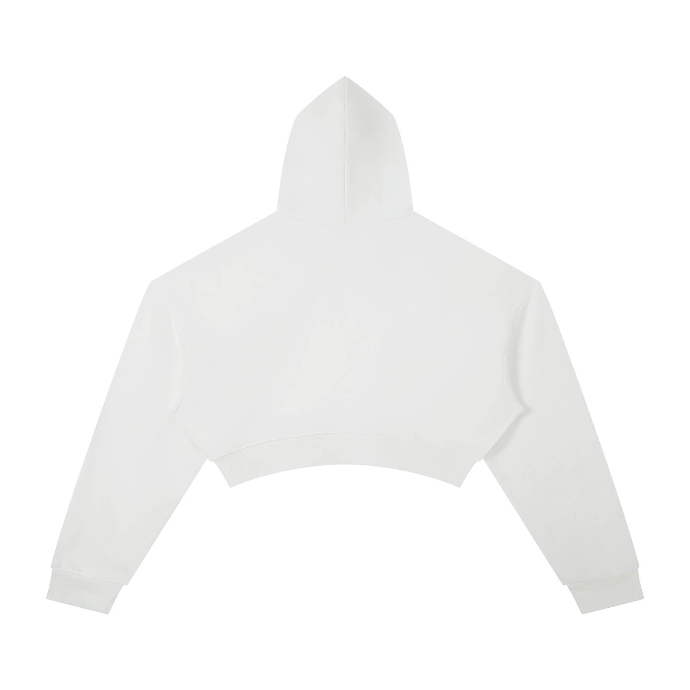 Lime With Us — Core Script Cropped Hoodie