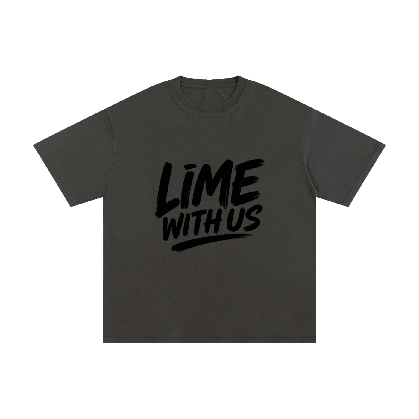 Lime With Us — Core Script Tee