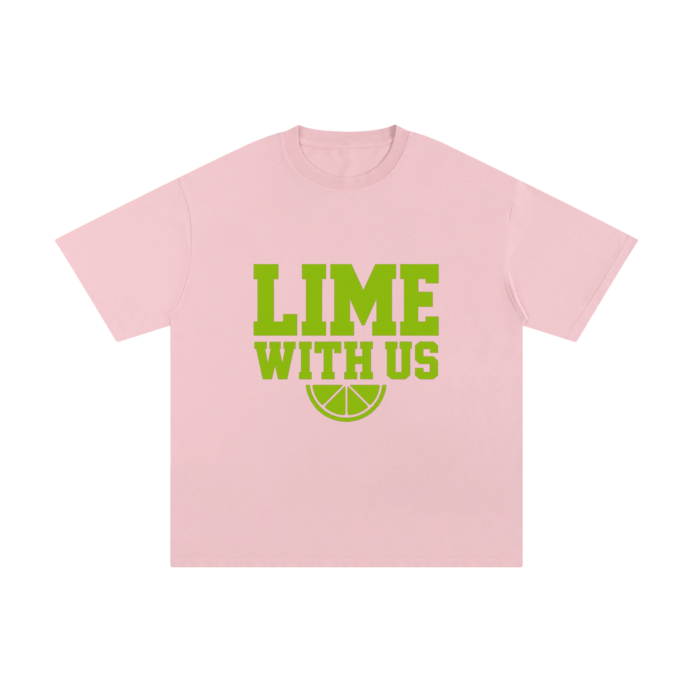 Lime With Us — Collegiate Tee