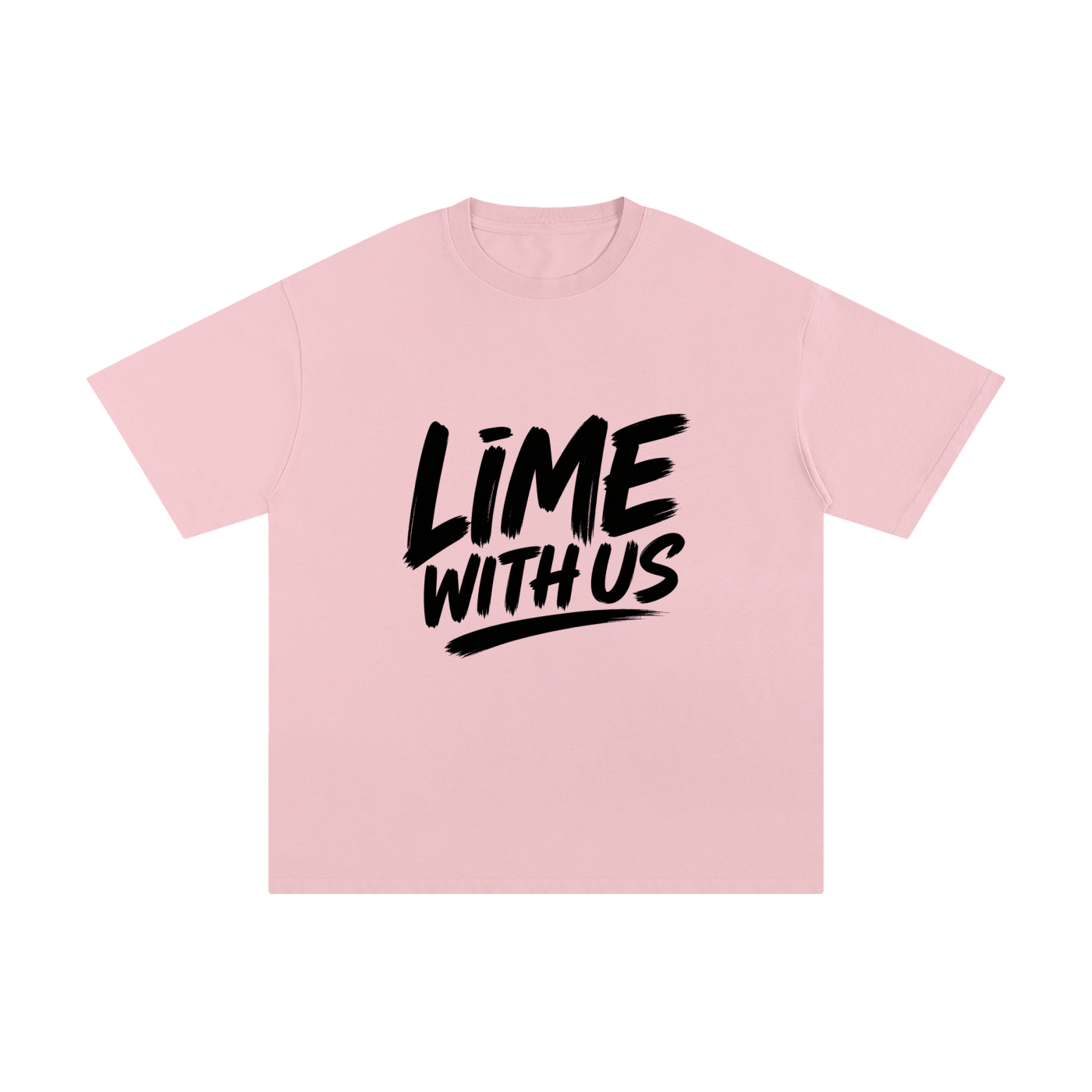Lime With Us — Core Script Tee