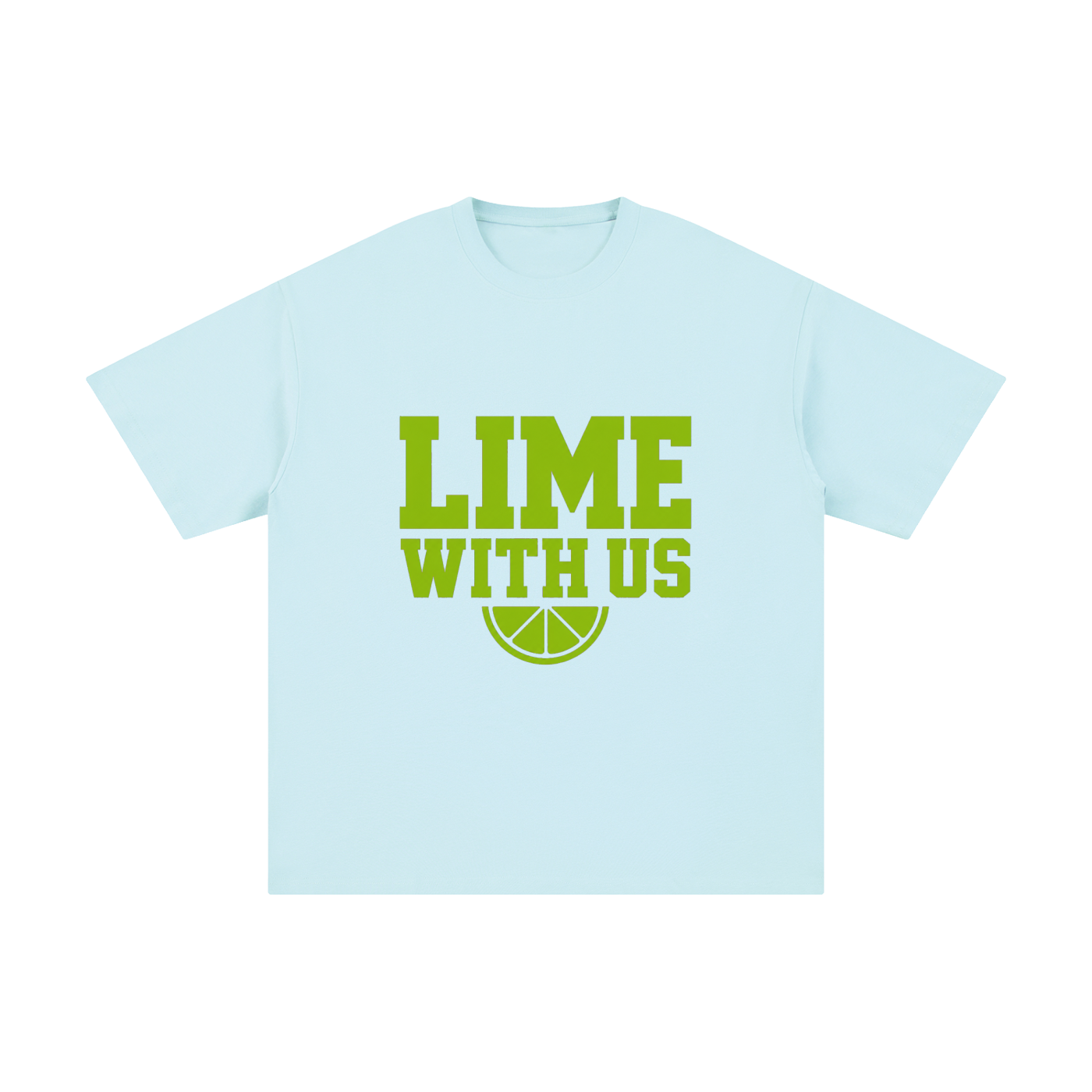 Lime With Us — Collegiate Tee