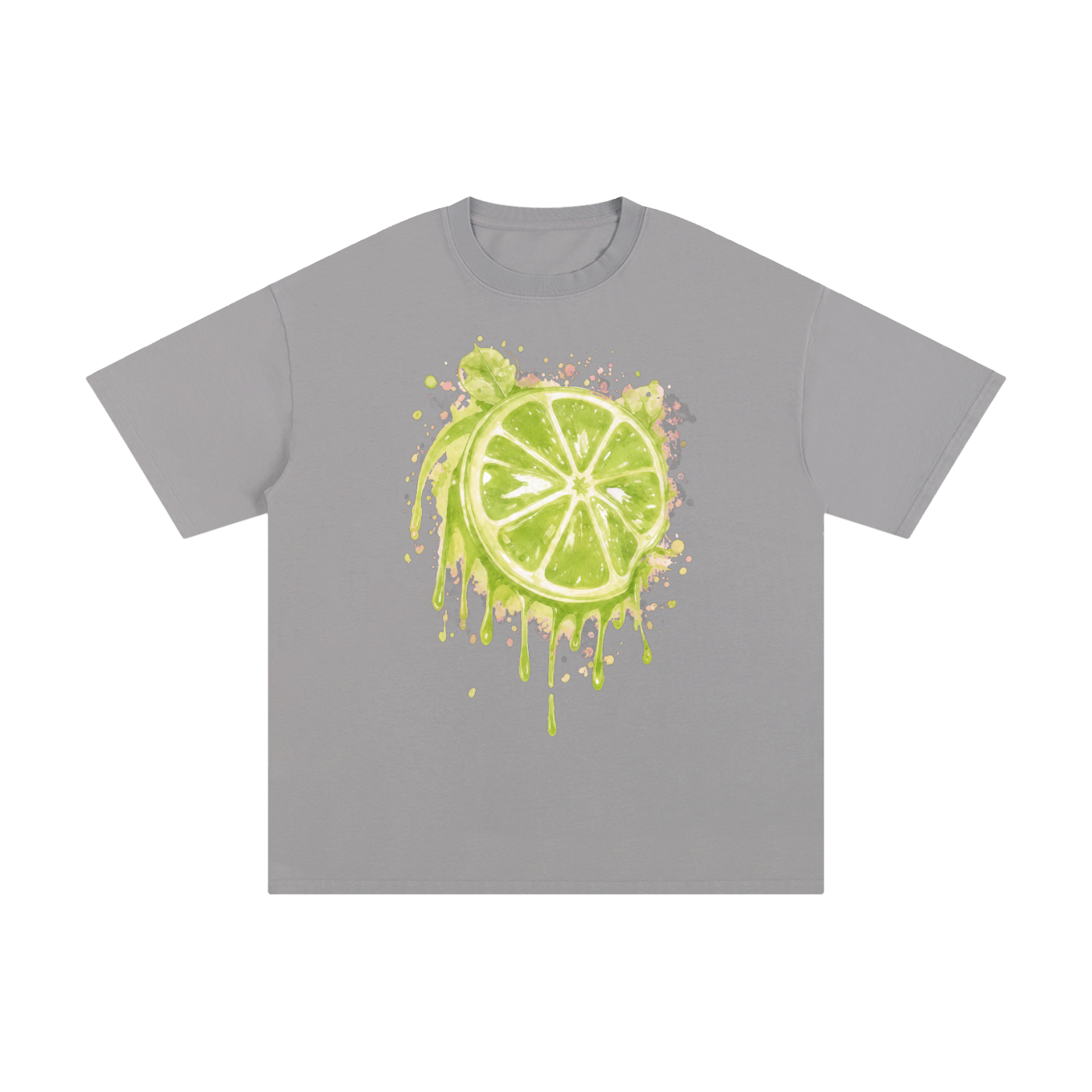Lime With Us — Lime Slice Drip Tee