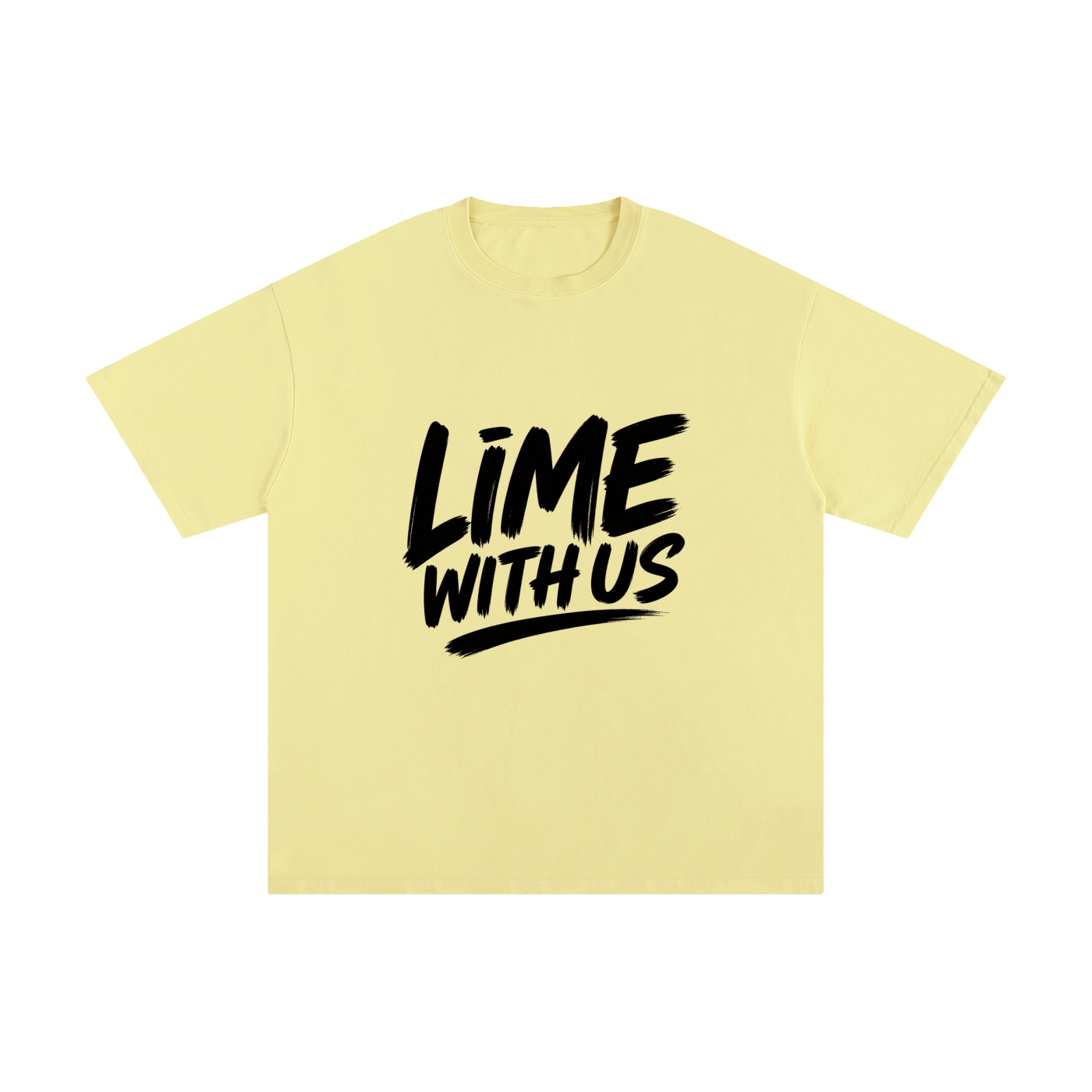 Lime With Us — Core Script Tee