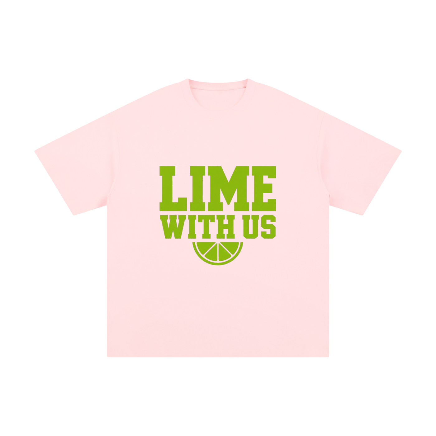 Lime With Us — Collegiate Tee