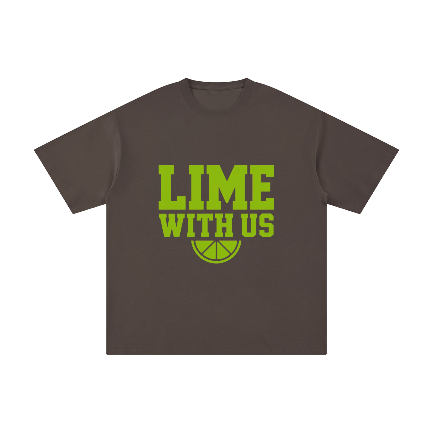 Lime With Us — Collegiate Tee