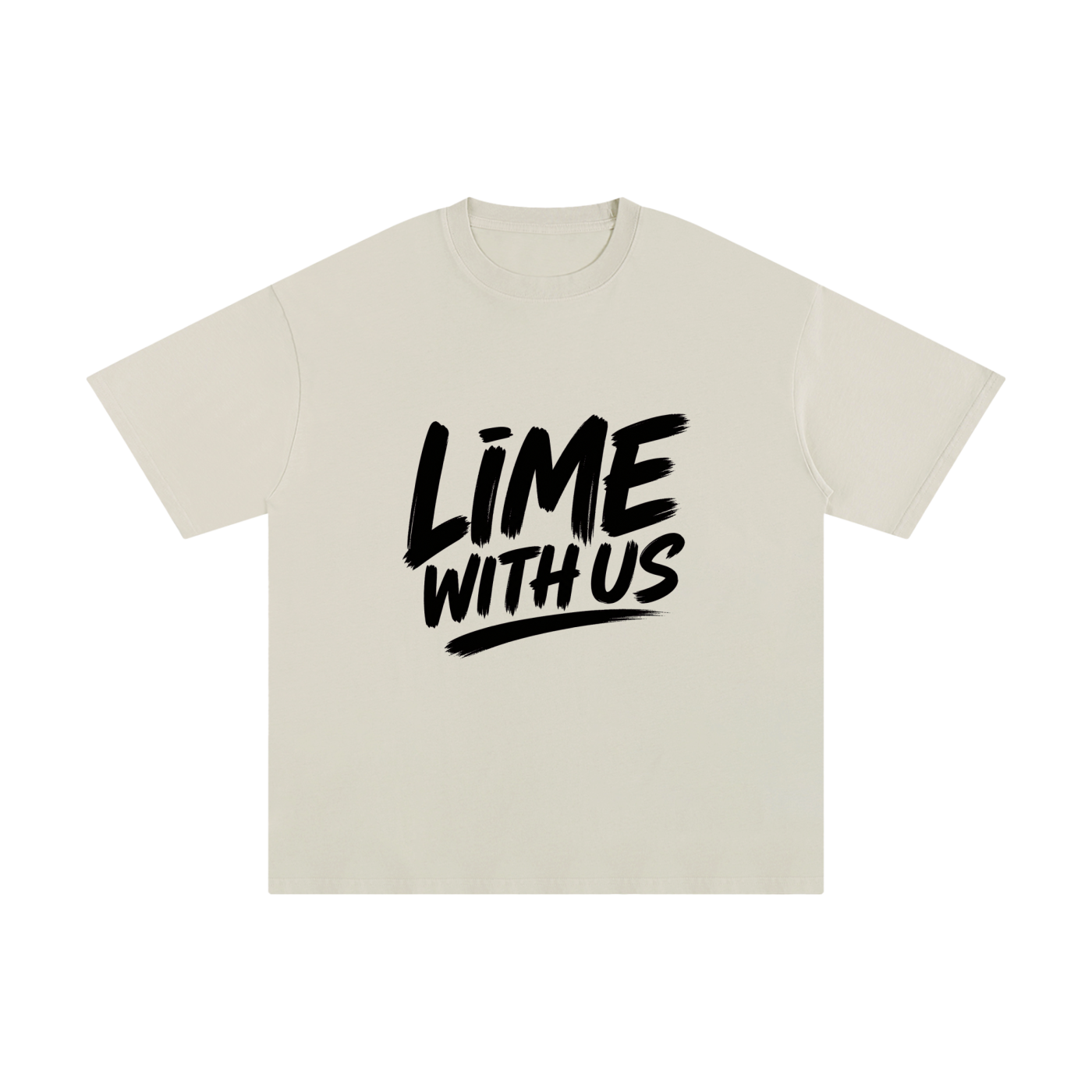Lime With Us — Core Script Tee