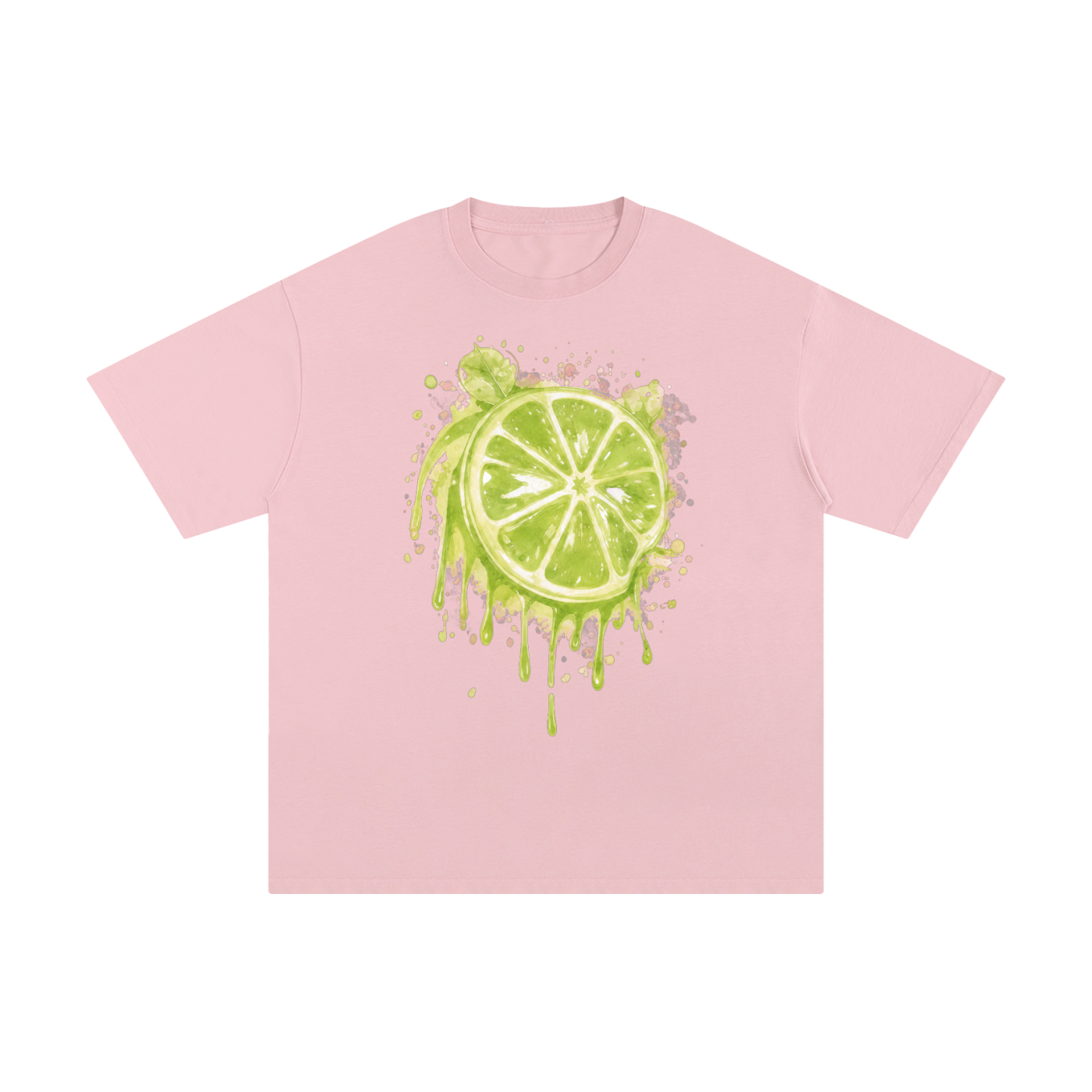 Lime With Us — Lime Slice Drip Tee