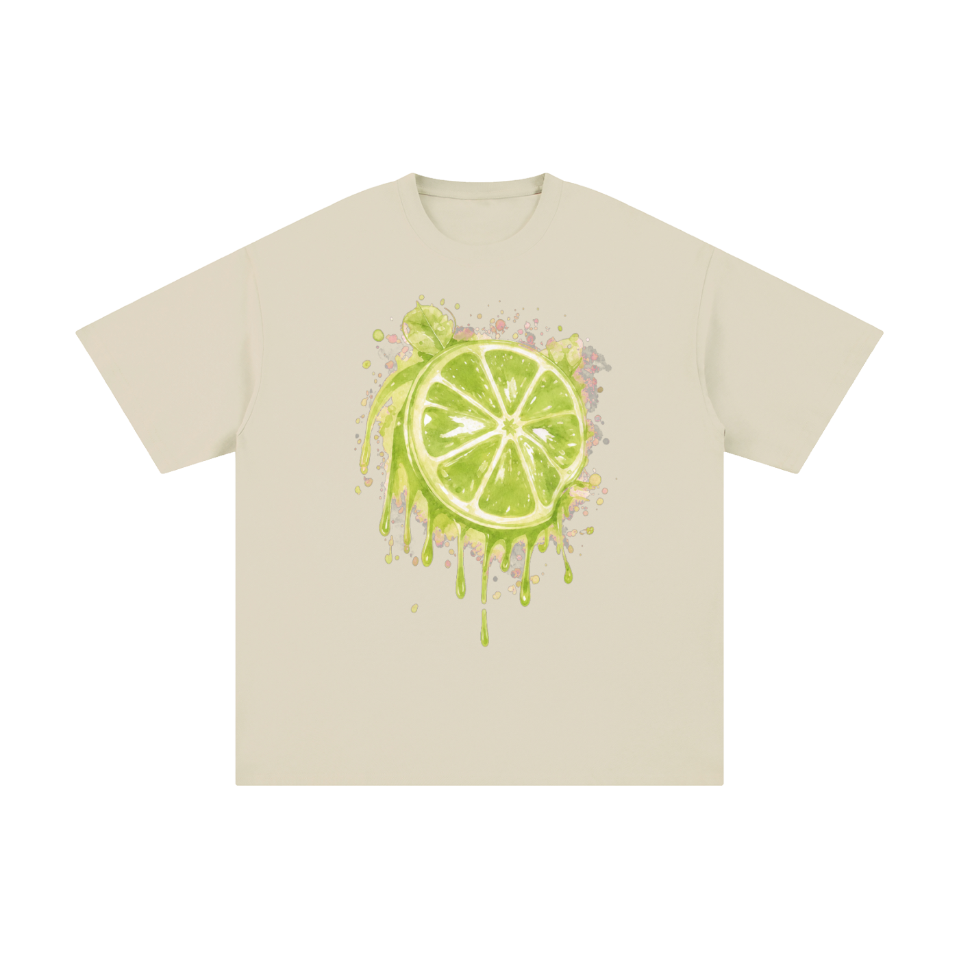 Lime With Us — Lime Slice Drip Tee