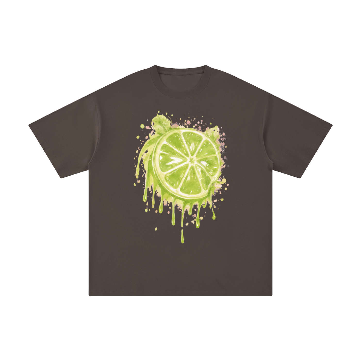 Lime With Us — Lime Slice Drip Tee