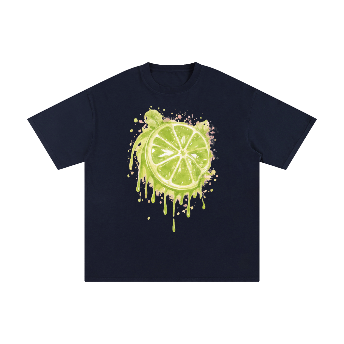 Lime With Us — Lime Slice Drip Tee
