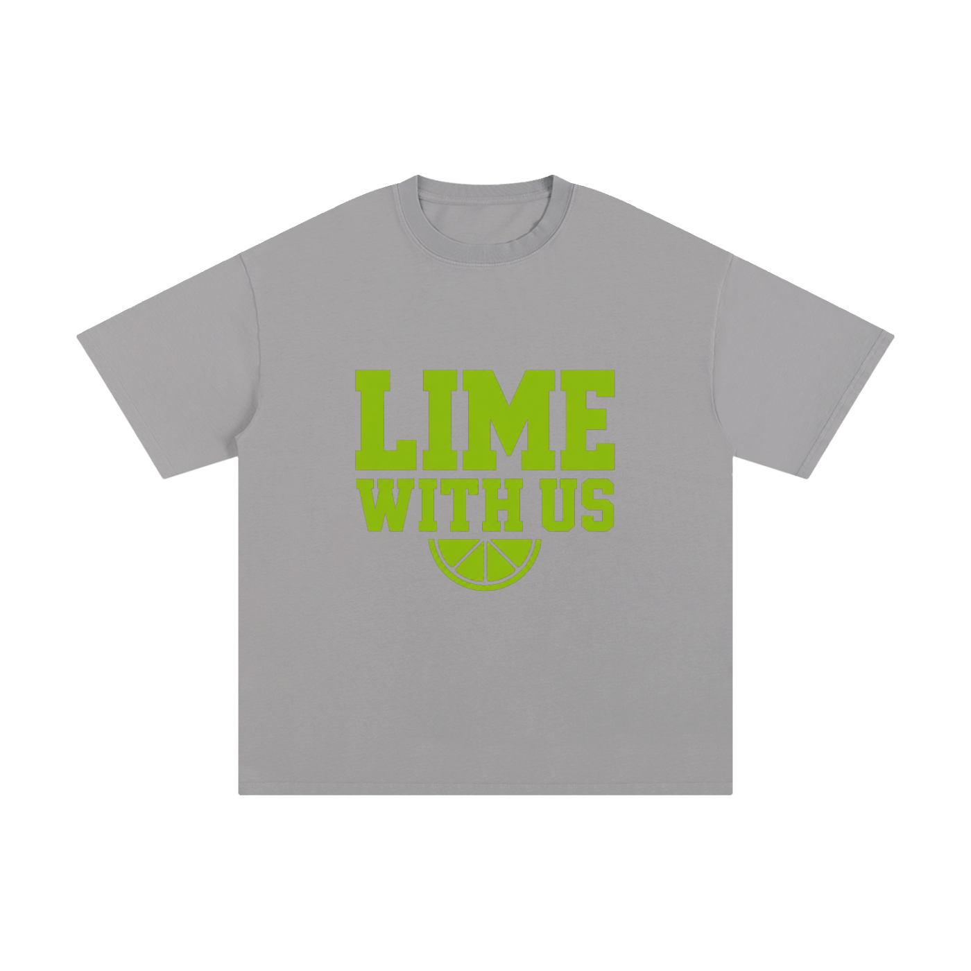 Lime With Us — Collegiate Tee