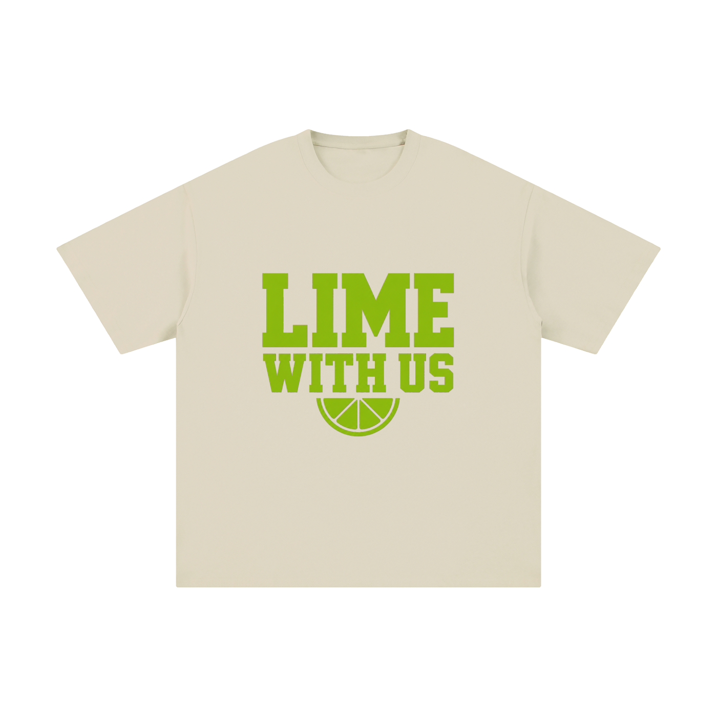 Lime With Us — Collegiate Tee