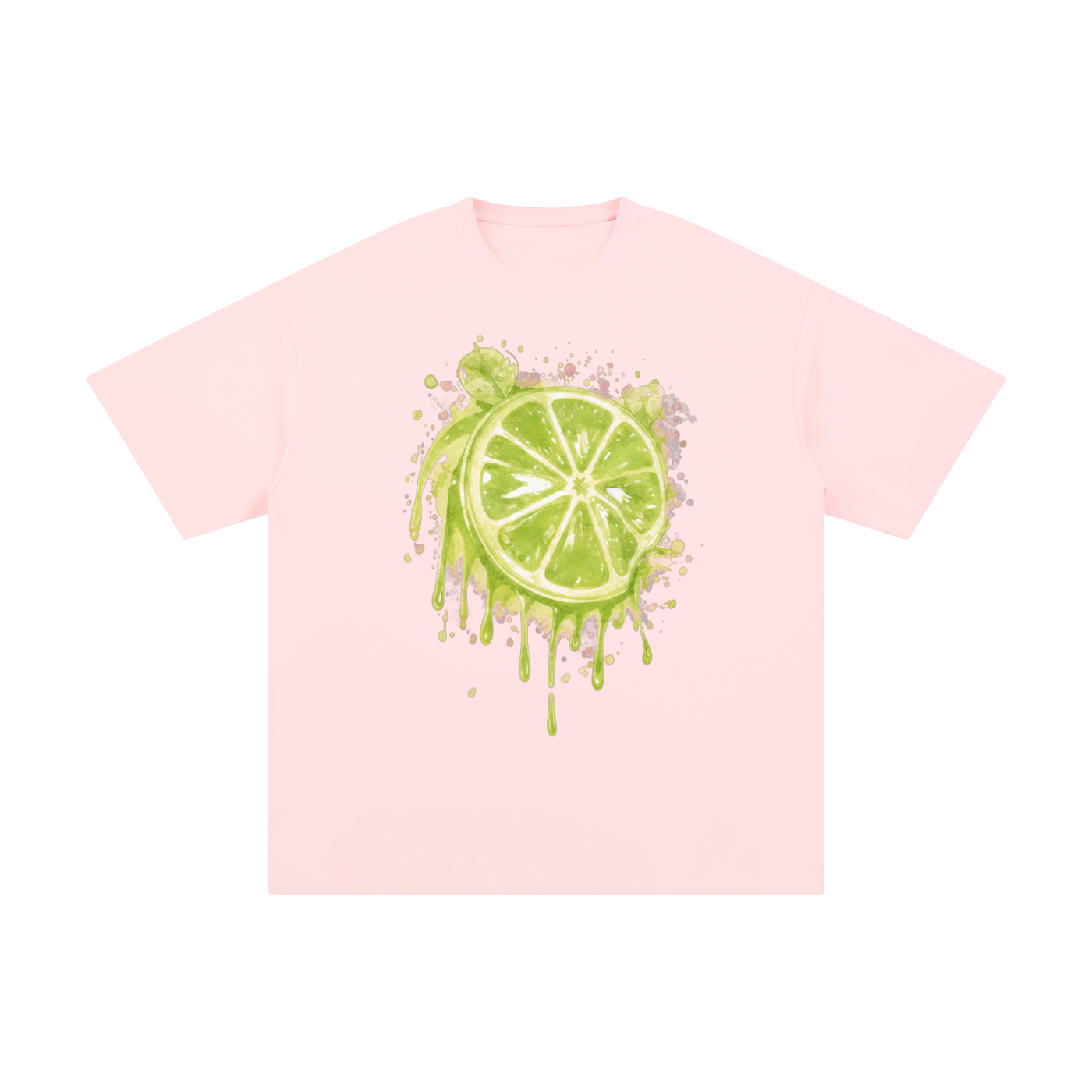 Lime With Us — Lime Slice Drip Tee