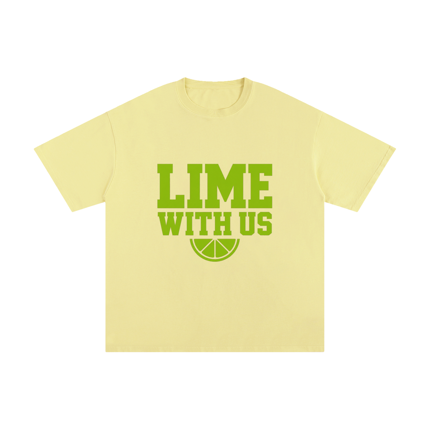 Lime With Us — Collegiate Tee