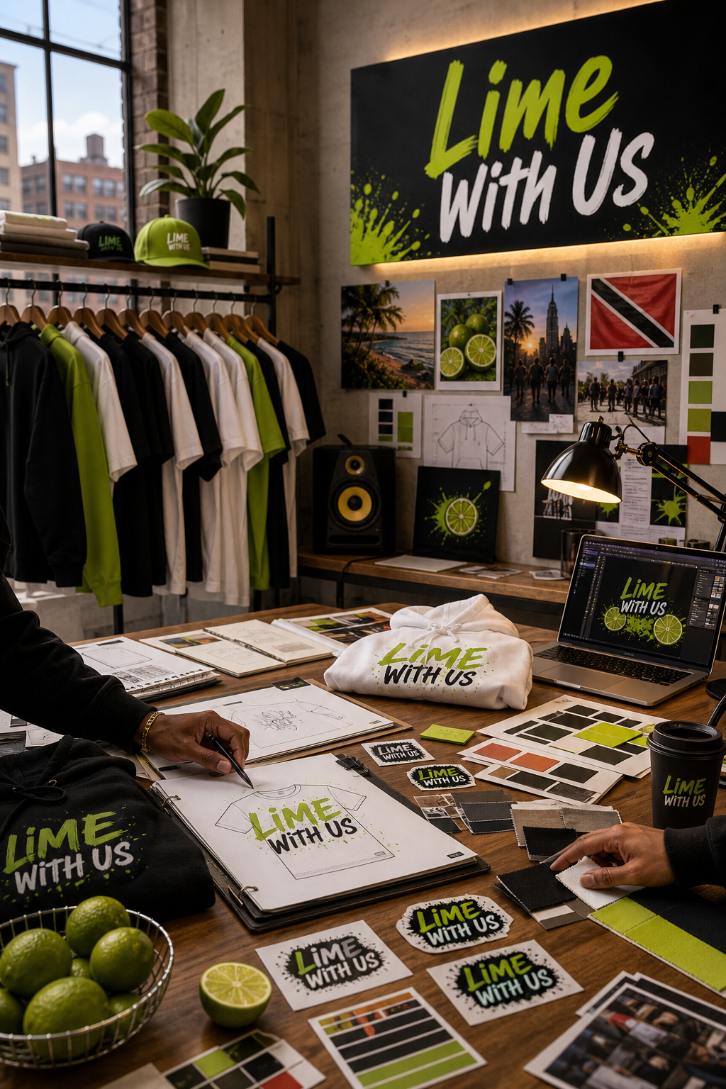 Lime With Us creative studio streetwear direction